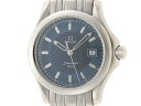 OMEGA オメガ シーマスター 120m 2571.81 ブルー ステンレススチール レディース クオーツ （2148103453977）【200】 【中古】【大黒屋】