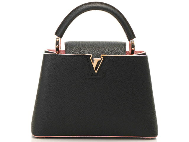 Louis Vuitton　ルイ・ヴィトン　カプシーヌBB トリヨンレザー ノワール/ピンク【430】2147400217947 【中古】【大黒屋】のサムネイル