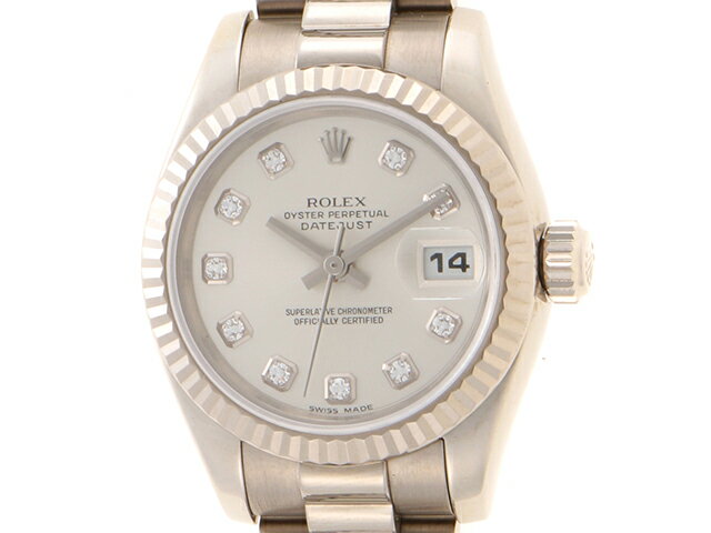 D番 ROLEX ロレックス Datejust デイトジャスト 26 179179 K18 ホワイト ...