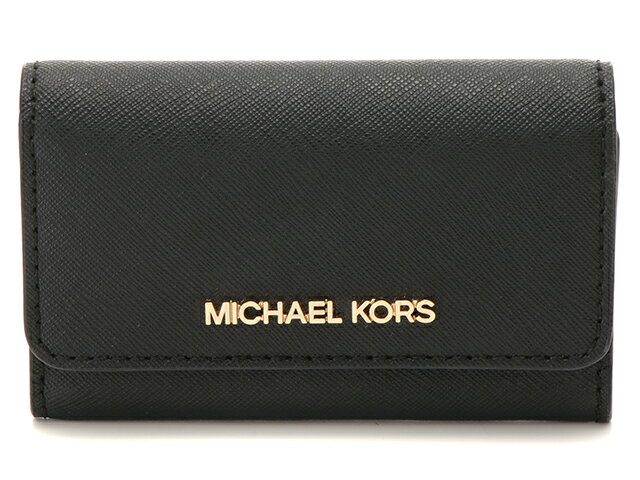MICHAEL KORS　マイケルコース　名刺入れ　35H6GTVD2L　ブラック　レザー　【435】 【中古】【大黒屋】のサムネイル