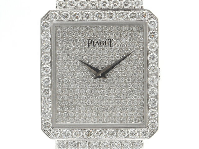 PIAGET　ピアジェ　プロトコール　91541C626　全面ダイヤモンド（純正） パヴェダイヤ　K18WG　ホワイトゴールド　手巻き　ドレスウォッチ　ジュエリーウォッチ （2120000231353）【200】 【中古】【大黒屋】