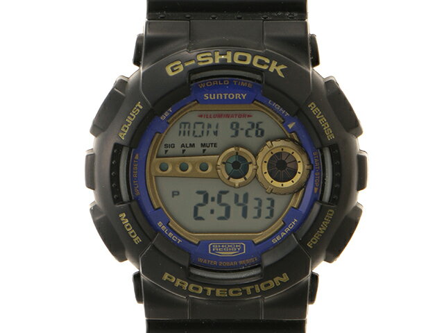 CASIO カシオ　腕時計 G-SHOCK×SUNTORY　ザ・プレミアムモルツコラボモデル GD-100 メンズ クォーツ【472】SJ 【中古】【大黒屋】