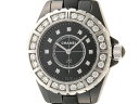 CHANEL シャネル J12 H2427 12ポイントダイヤ ラージダイヤベゼル レディース クオ ...