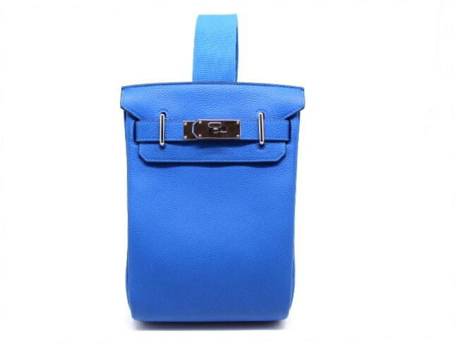 HERMES エルメス ショルダーバッグ ケリー・アッカドPM ブルーロワイヤル トゴ シルバー金具 U刻印 2022年 2120000241161【471】 【中古】【大黒屋】のサムネイル