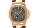 PATEK PHILIPPE　パテックフィリップ ノーチラス・ムーンフェイズ プチコンプリケーション　ローズゴールド／アリゲーターベルト　ブラック・ブラウン文字盤　自動巻ムーブメント【472】SJ 【中古】【大黒屋】