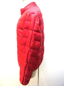 MONCLER　モンクレール　ライトダウン　ジャケット　フラグメント　HOTZ　ナイロン　レッド　メンズ0　【432】【中古】【大黒屋】