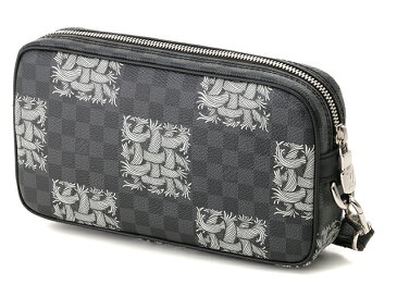 【送料無料】LOUIS VUITTON ルイ・ヴィトン ポシェット・ヴォルガ セカンドバッグ ダミエ・グラフィット クリストファーネメス N61228【472】【中古】【大黒屋】