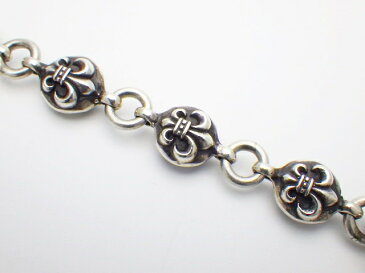 【送料無料】CHROME HEARTS クロムハーツ フレアボールウォレットチェーン 2クリップ シルバー【438】【中古】【大黒屋】