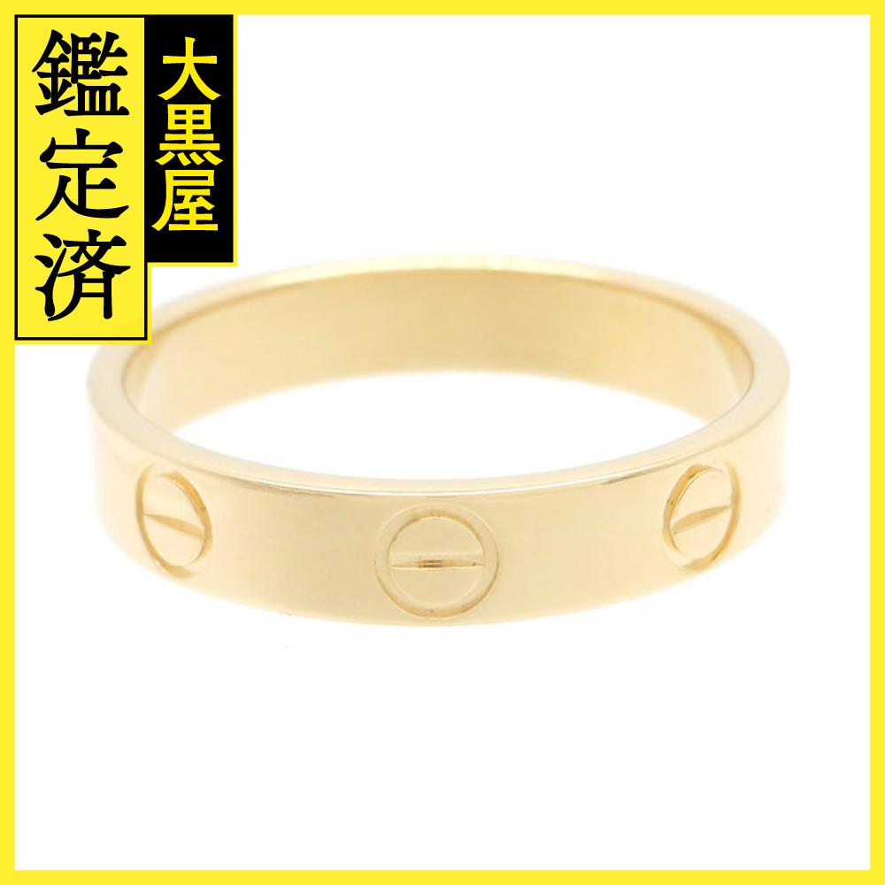 Cartier　カルティエ　ミニラブリング　ラブリング　YG　イエローゴールド　3.5g　56号　日本サイズ16号　B4085050　2147100465600　【200】 【中古】【大黒屋】のサムネイル