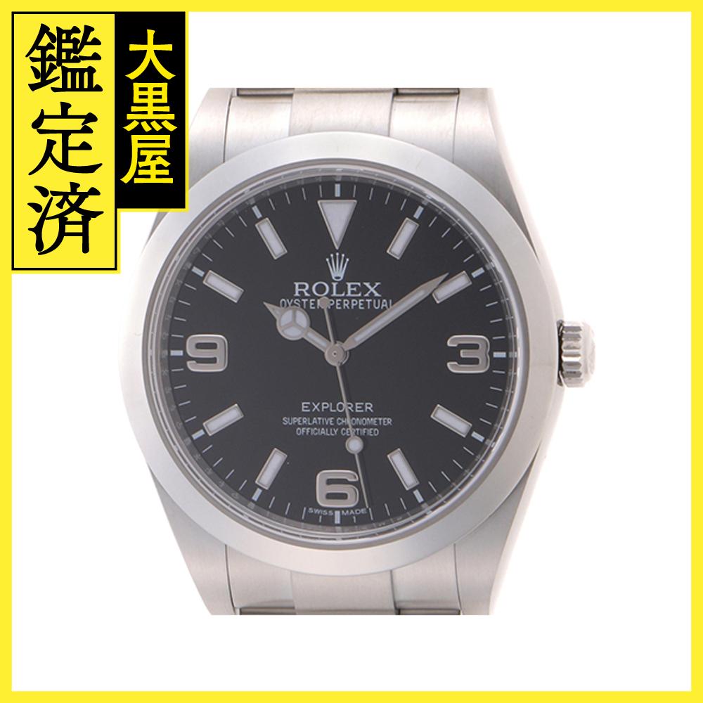 ROLEX　ロレックス エクスプローラー 214270　自動巻き　ステンレス　 メンズ　黒文字盤　【430】 2148103517020 【中古】【大黒屋】