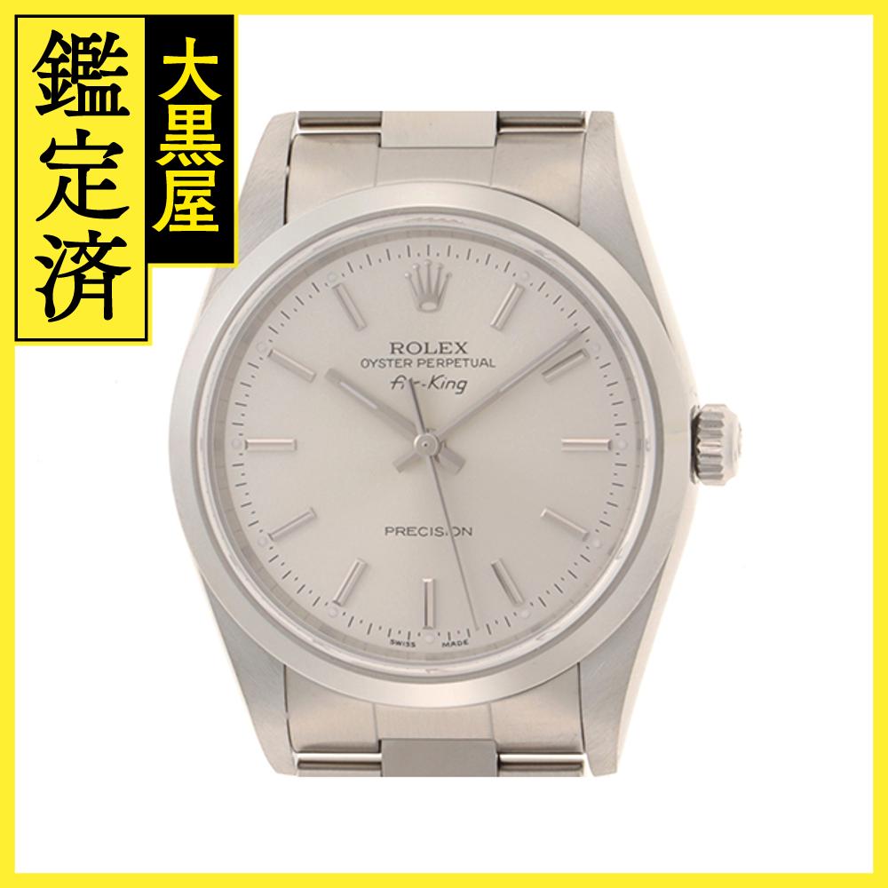 D番台2006年並行 ROLEX ロレックス 腕時計 エアキング 14000M ステンレス シルバー文字盤 自動巻き【472】SJ 【中古】【大黒屋】