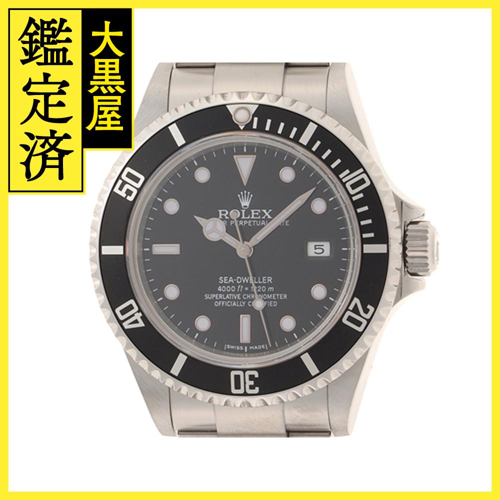 ROLEX ロレックス シードゥエラー 16600 ブラック メンズ 自動巻き OH/外装仕上げ済み （2147200456522）【200】 【中古】【大黒屋】