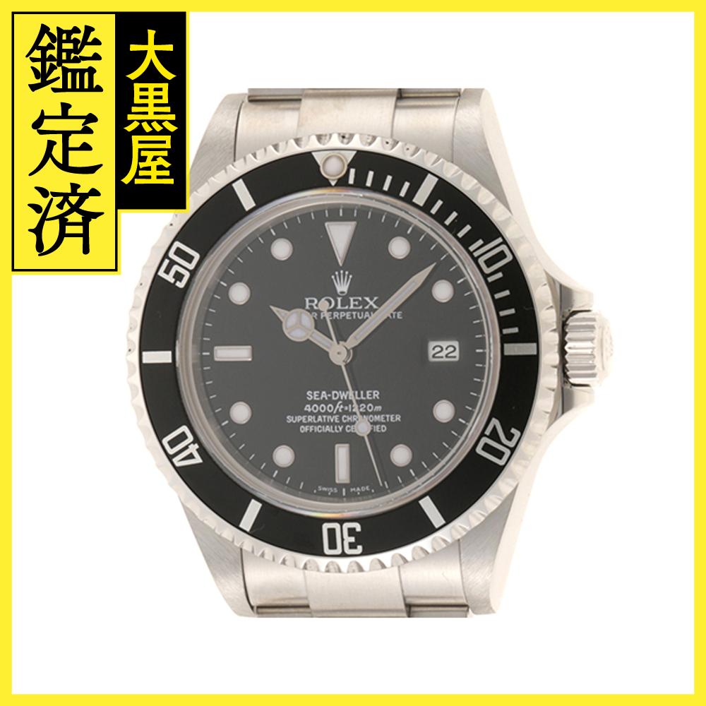 ROLEX ロレックス シードゥエラー 16600 ブラック メンズ 自動巻き OH/外装仕上げ済み（2147100465167）【200】 【中古】【大黒屋】