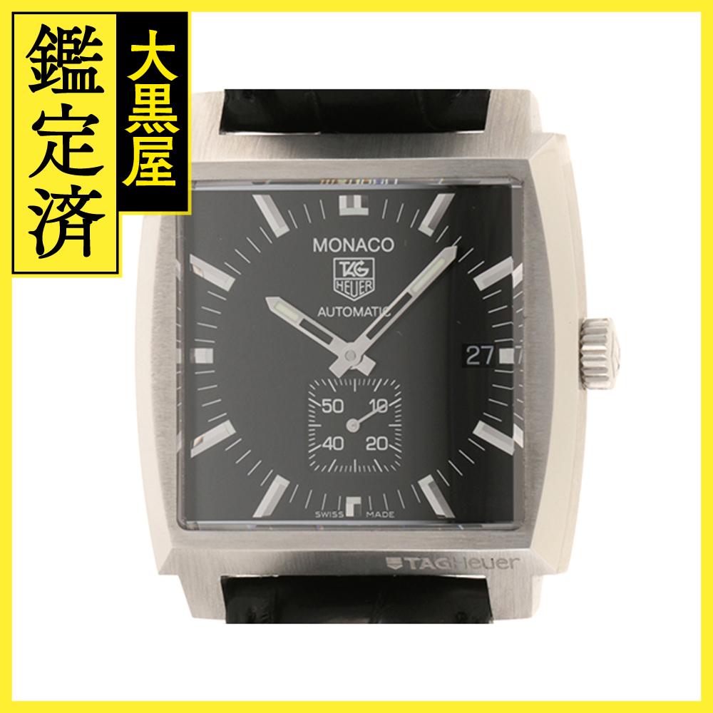 TAG HEUER タグホイヤー モナコ WW2110.FC6177 SS/革 自動巻き メンズ ブ ...