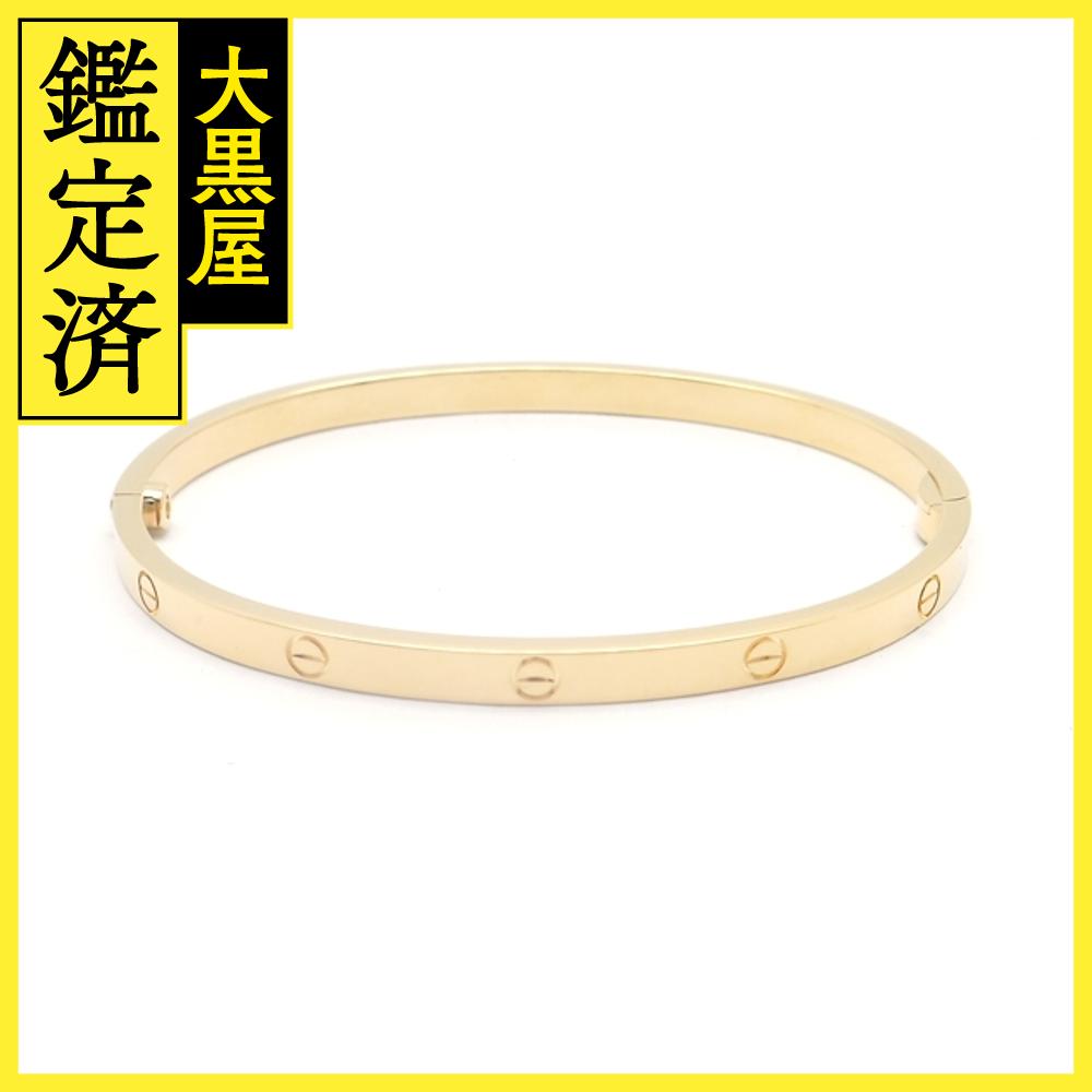 Cartier　カルティエ　ラブブレス　ブレスレット　バングル　ラブブレスSM　スモールモデル　YG　イエローゴールド　18.6g　17号　B6047500　2143200509107　【200】 【中古】【大黒屋】のサムネイル