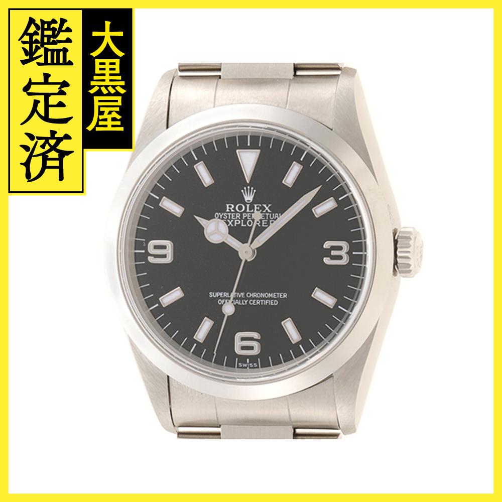 U番 1997年頃製 並行 ROLEX　ロレックス　エクスプローラー1　14270　SS ステンレススチール　自動巻き　OH/外装仕上げ済み （2148103571787）【200】T 【中古】【大黒屋】