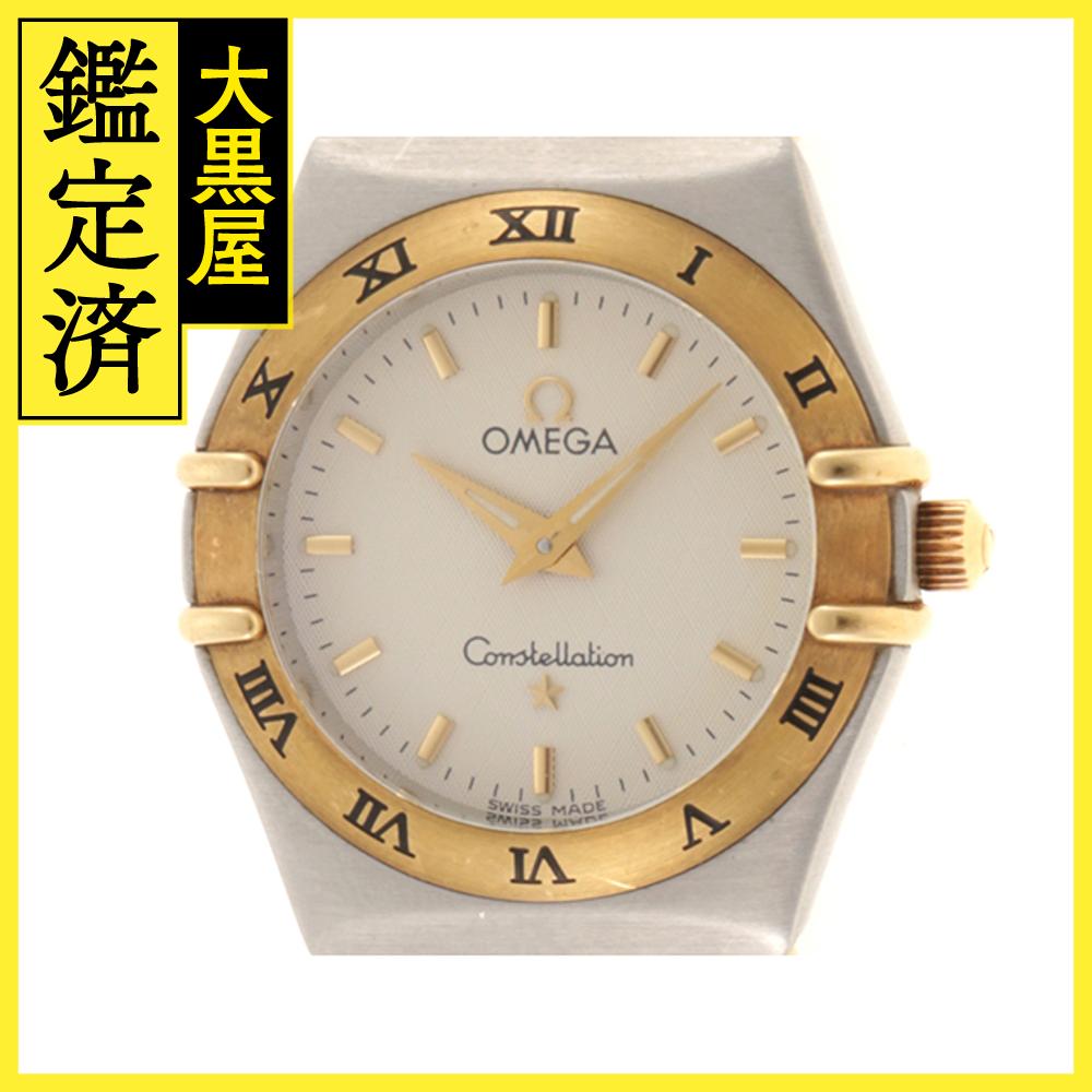 OMEGA　オメガ　コンステレーション ミニ　1362.30　ステンレス/イエローゴールド　SS/YG　ホワイト　レディース　クォーツ【432】2148103581977 【中古】【大黒屋】