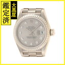 ROLEX　ロレックス　デイトジャスト　79179G　レディース　ホワイトゴールド　8Pダイヤ　シルバー文字盤　A番　【431】 【中古】【大黒屋】