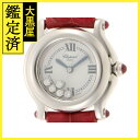 Chopard ショパール 時計 ハッピースポーツ 27/8245-21 5Pダイヤ ホワイト文字盤 ...