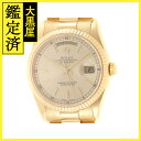 F番　ROLEX　ロレックス　デイデイト　750YG　118238　自動巻き　メンズ　ゴールド文字盤【460】2147300358573 【中古】【大黒屋】