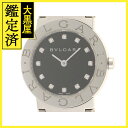 BVLGARI ブルガリブルガリ 時計 レディース SS 12PD ステンレススチール 黒文字盤【434】 【中古】【大黒屋】