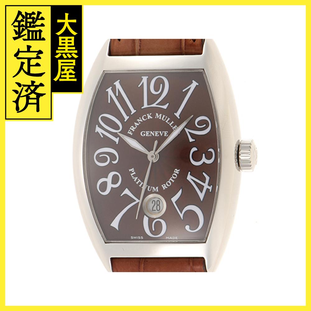 FRANCK MULLER　フランクミュラー　時計　トノーカーベックス　7880SCDT　SS/ワニ革/82.1g　自動巻き式　 2146000262135　【437】 【中古】【大黒屋】のサムネイル