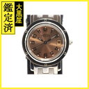 HEREMS エルメス　レディース クオーツ　クリッパー CL4.210　ピンク文字盤 SS【472】HK 【中古】【大黒屋】