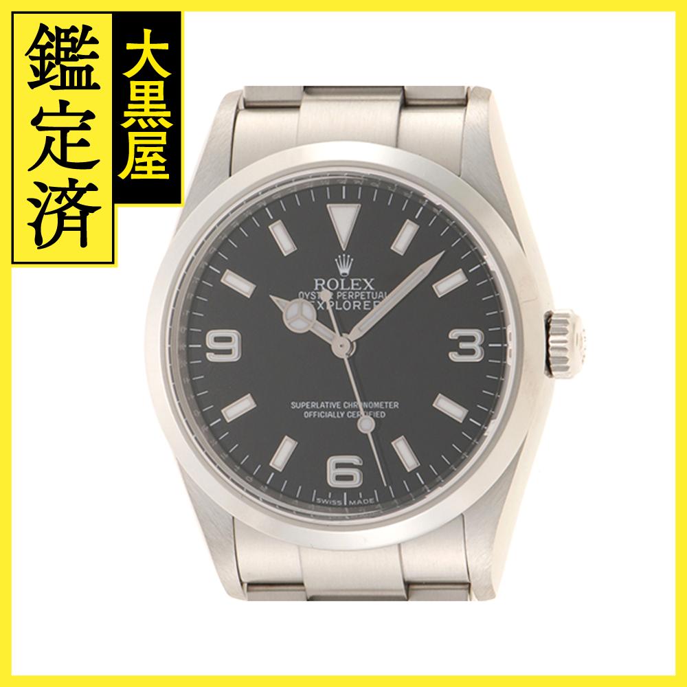 ROLEX　ロレックス　エクスプローラー1　114270　自動巻き　ステンレス　100m　ブラック　参考定価：493,500円　【432】2148103606380 【中古】【大黒屋】