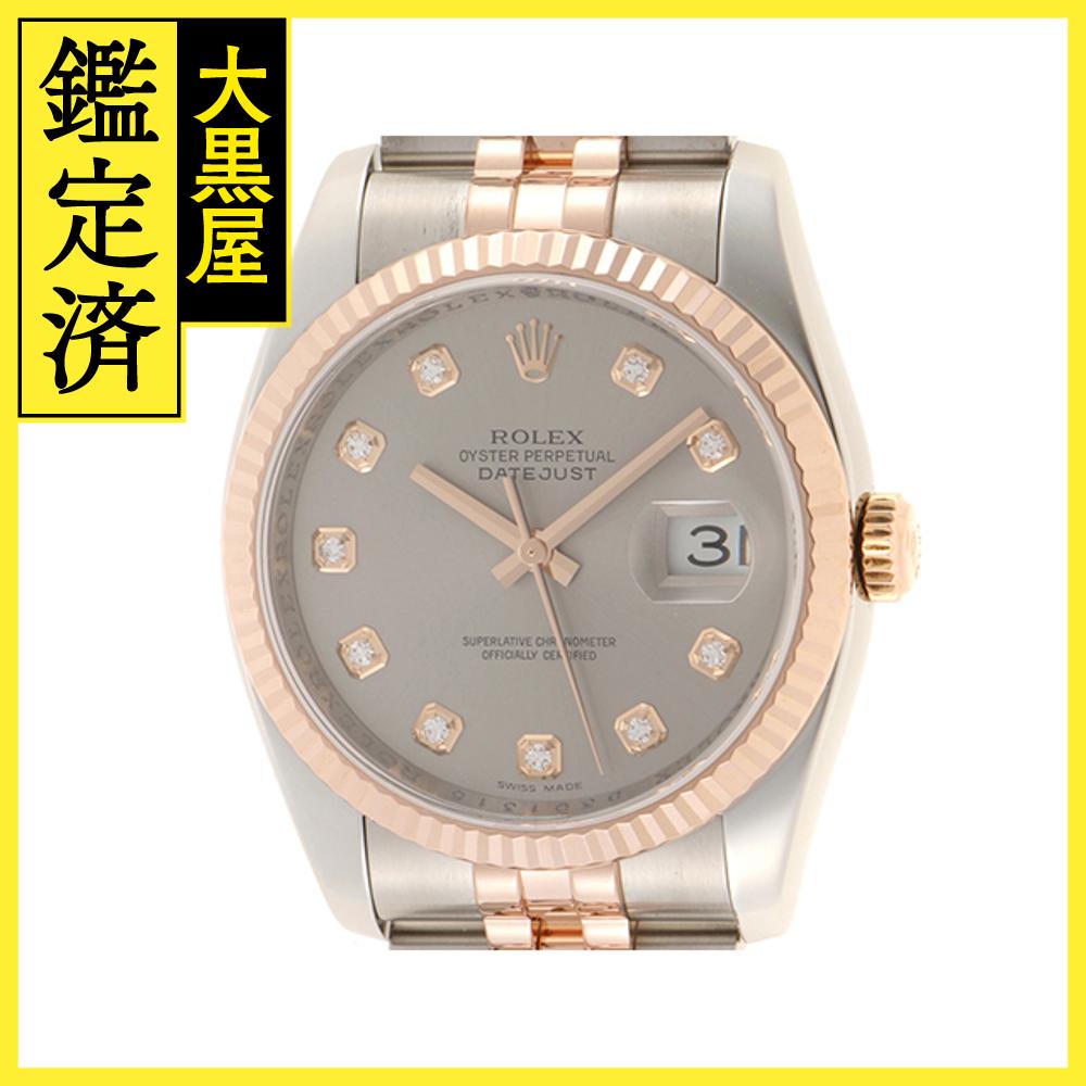 D番 2008年並行品　ROLEX ロレックス　メンズ オートマチック　デイトジャスト 116231 ...