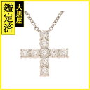 HARRY WINSTON ハリーウィンストン ミニクロス ネックレス プラチナ Pt950 ダイヤモンド PEDPREMCRMC【430】2143200547000 【中古】【大黒屋】