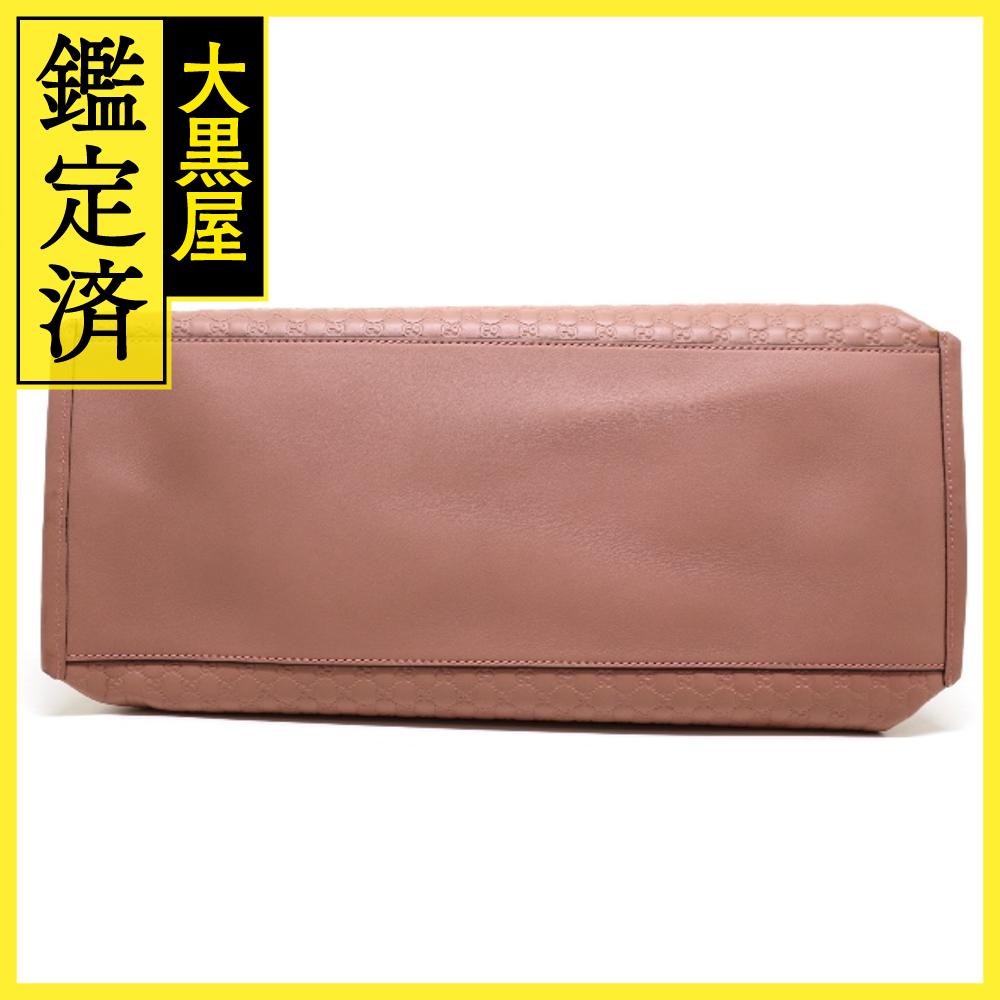 GUCCI グッチ マイクログッチ 2wayショルダーバッグ ピンク レザー 510291（2141200357711）【200】 【中古】【大黒屋】 3