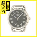 HERMES エルメス 腕時計 プルマン PU2.210 グレー レディース クオーツ （2148103610882）【200】 【中古】【大黒屋】