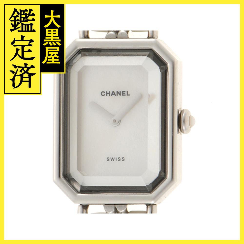 CHANEL シャネル 腕時計 プルミエールL H1639 ステンレス/革 シェル文字盤 Lサイズ  ...