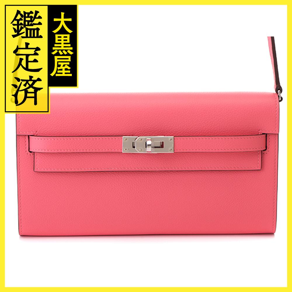 HERMES エルメス ショルダーバッグ ケリー・トゥ・ゴー ローズアザレ エヴァーカラー(エバーカラー) シルバー金具 B刻印 2147100491074【472】 【中古】【大黒屋】のサムネイル