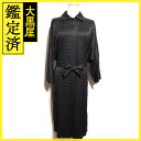 HERMES エルメス ワンピース レディース38 ブラック シルク 3H0535DF 2143000668141【432】 【432】214300066814...