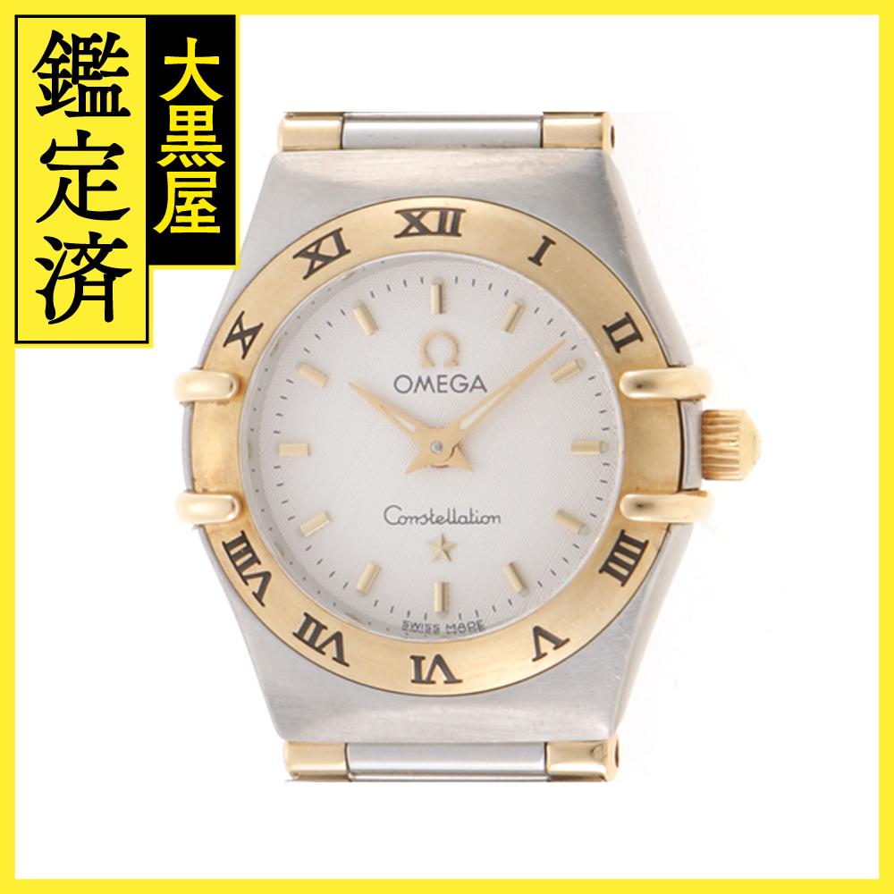 OMEGA　オメガ　コンステレーション　1362.70.00　クオーツ　SS/YG　レディース　ホワイト【207】2148103619441 【中古】【大黒屋】