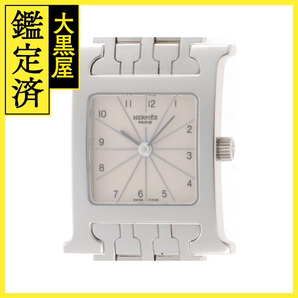 Hermes　エルメス　時計　Hウォッチ　HH1.210　レディース　クォーツ　SS　ステンレス　2149103622885【207】 【中古】【大黒屋】