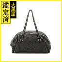 CHANEL　シャネル　バッグ　ラグジュアリーココマークボーリングバッグ　ブラック/SV　カーフ　2143400211893　 