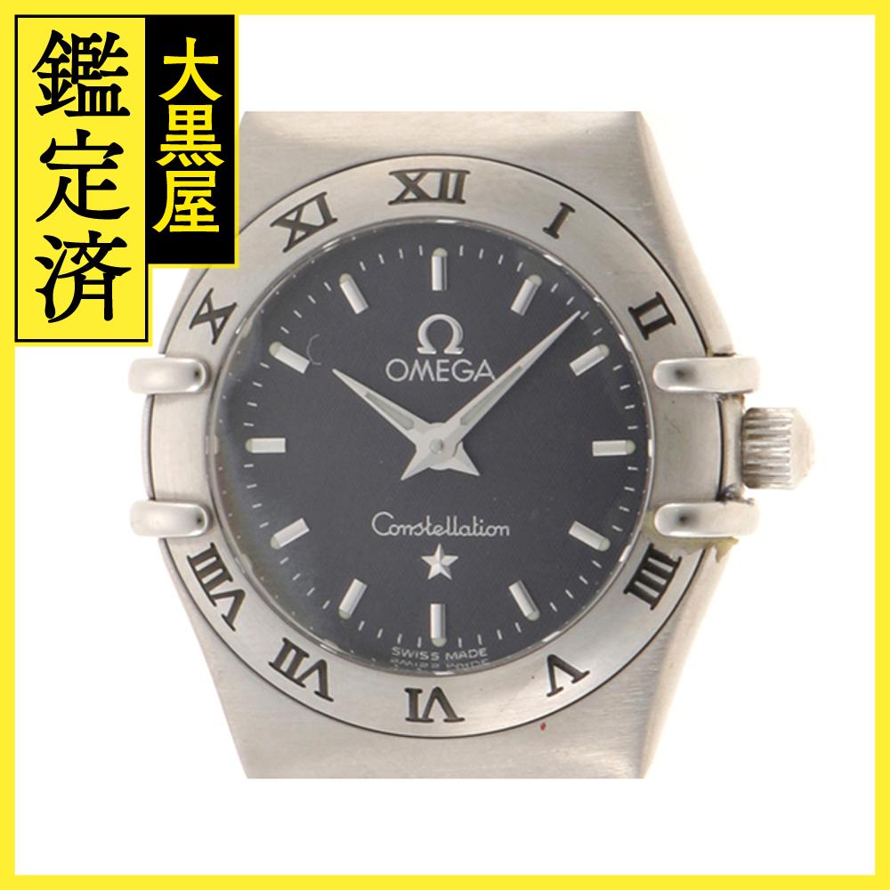 OMEGA オメガ 腕時計 コンステレーション 1562.40.00 ステンレス ネイビー文字盤 クオーツ【472】SJ 【中古】【大黒屋】