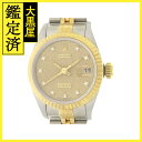 ROLEX　ロレックス　デイトジャスト　69173G　レディース　YG/SS　シャンパンコンピュータ文字盤　【431】 【中古】【大黒屋】