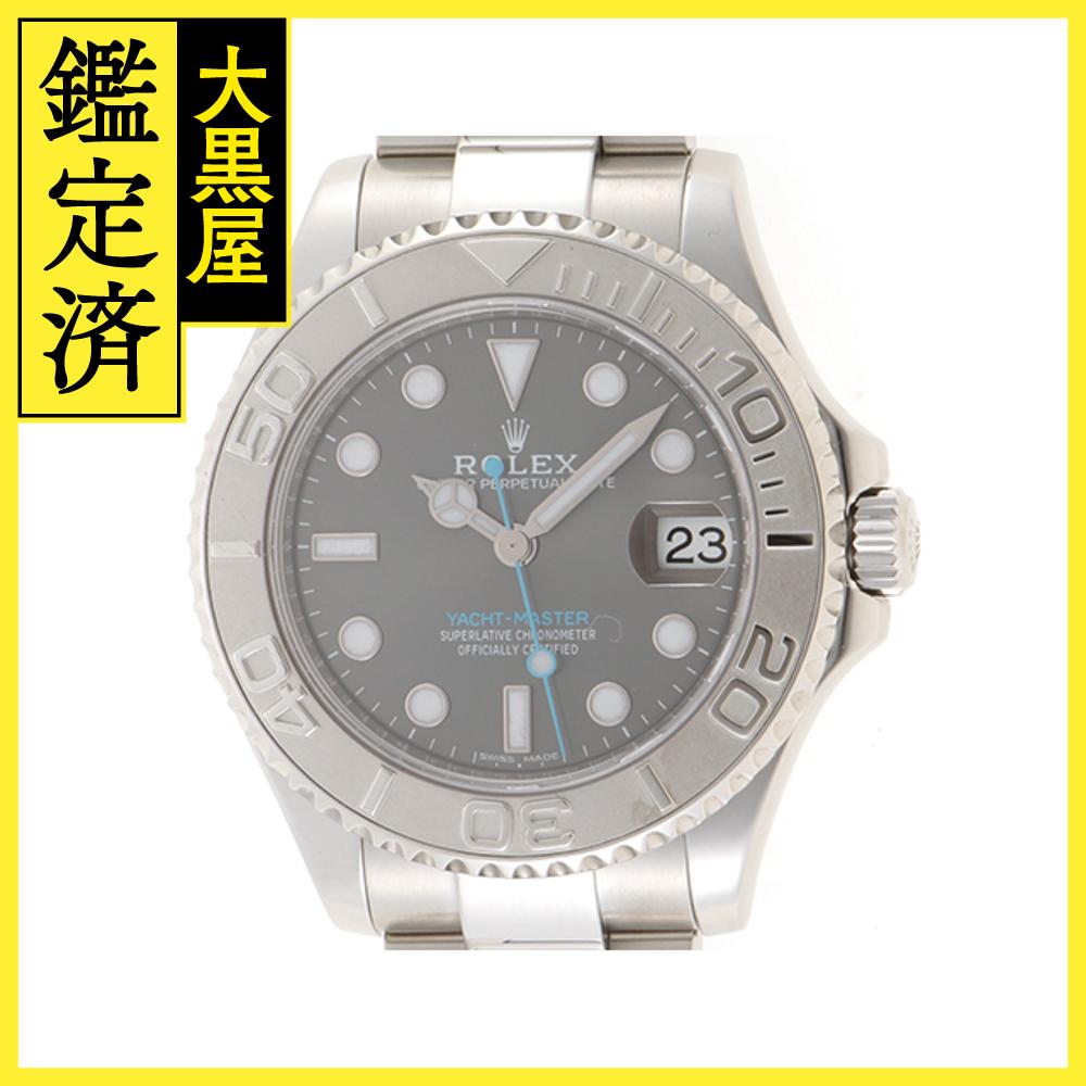 ROLEX　ロレックス　ヨットマスター37　ダークロレジウム　268622　自動巻き　ボーイズ　PT/SS　【431】 【中古】【大黒屋】