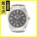 2012年4月 並行 ROLEX ロレックス 時計 エクスプローラーI 214270 ブラック文字盤 ブラックアウト 39mm 自動巻き メンズ （2148103625886）M【200】 【中古】【大黒屋】