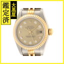 ROLEX　ロレックス　デイトジャスト　69173G　YG/SS　シャンパンゴールド10PD　女性用自動巻時計【473】 【中古】【大黒屋】