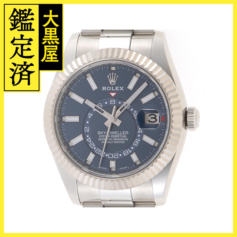 ■商品情報 メーカー ロレックス 形状/駆動方式/細目1 男性用/Men's watches モデル/品目 スカイドゥエラー カラー ブルー 素材 SS/WG サイズ ケース径：約42mm　ベルト内径：約18cm ランク 中古 (A) コメ...