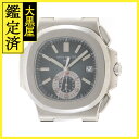 PATEK PHILIPPE パテックフィリップ 腕時計 ノーチラス クロノグラフ 5980/1A-001 ステンレス ブルー文字盤 自動巻き 2013年正規品【472】SJ 【中古】【大黒屋】