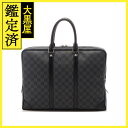 LOUIS VUITTON　ルイ・ヴィトン　ポルトドキュウマンボワヤージュ　ダミエ・グラフィット　ビジネスバッグ　N41125　2147300377819　【205】 【中古】【大黒屋】