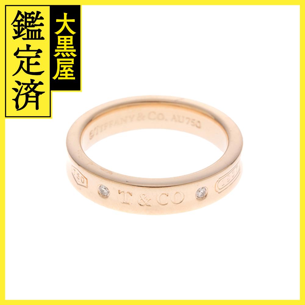 TIFFANY CO ティファニー 1837ナローリング 60152820 ピンクゴールド ダイヤモンド 5.7g【430】2143200568159 【中古】【大黒屋】