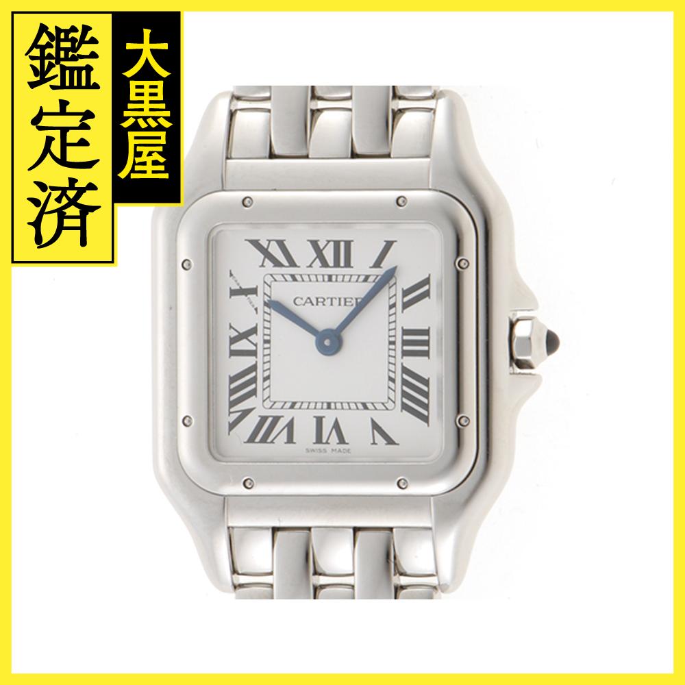 CARTIER　カルティエ　パンテールMM　WSPN0007　クォーツ　ステンレス　シルバー文字盤　【432】　2143300214642 【中古】【大黒屋】