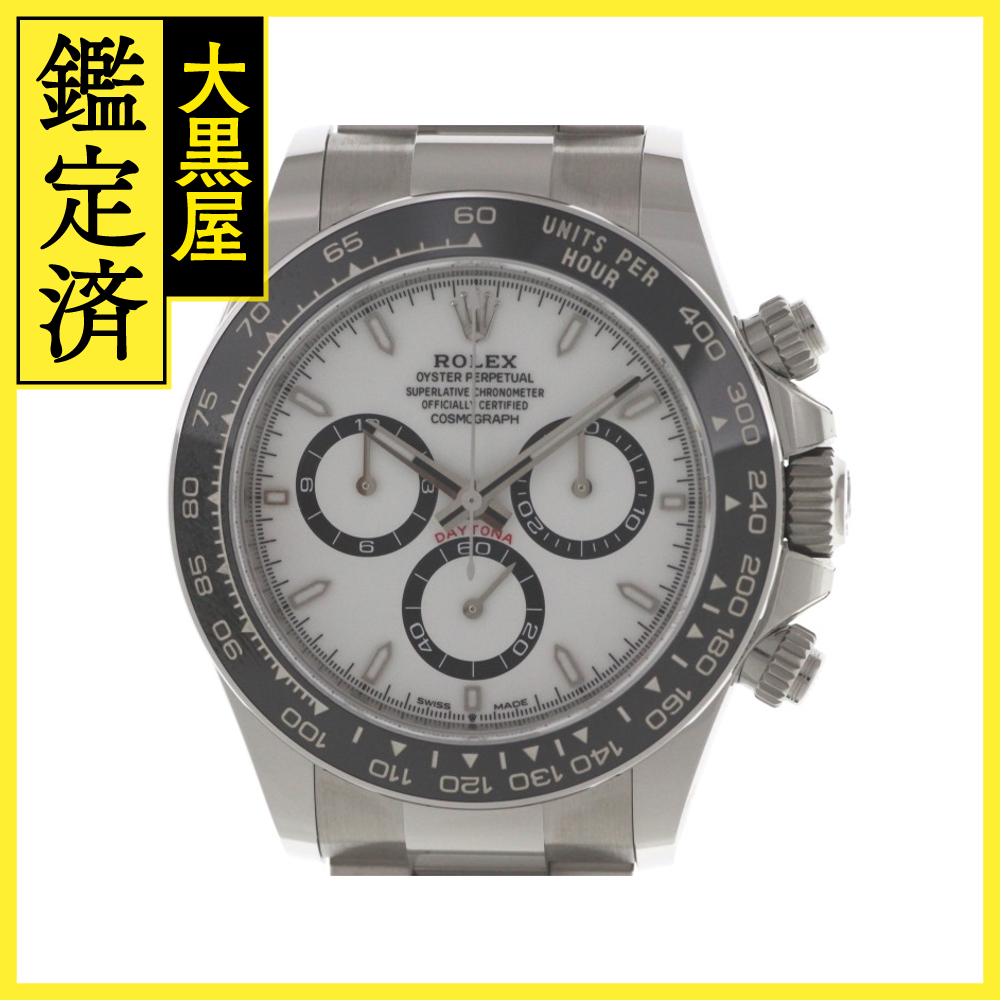 2023年12月国内正規品 ROLEX ロレックス 腕時計 コスモグラフ デイトナ 126500LN オイスタースチール／セラミック ホワイト文字盤 自動巻【472】SJ 【中古】【大黒屋】