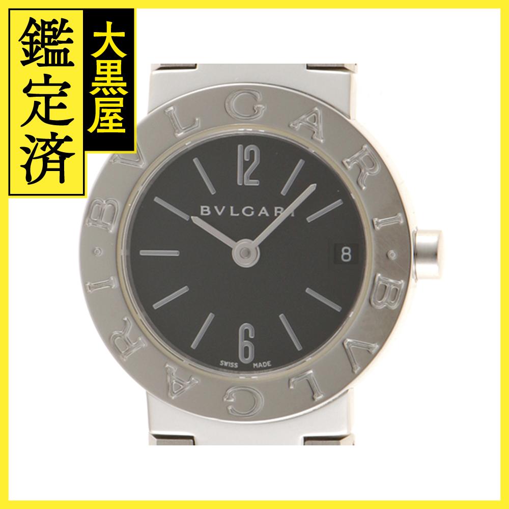 BVLGARI ブルガリ 時計 ブルガリ ブルガリ BB23SS クオーツ SS ブラック【430】2148103659744 【430】2148103659744 【中古】【大黒屋】